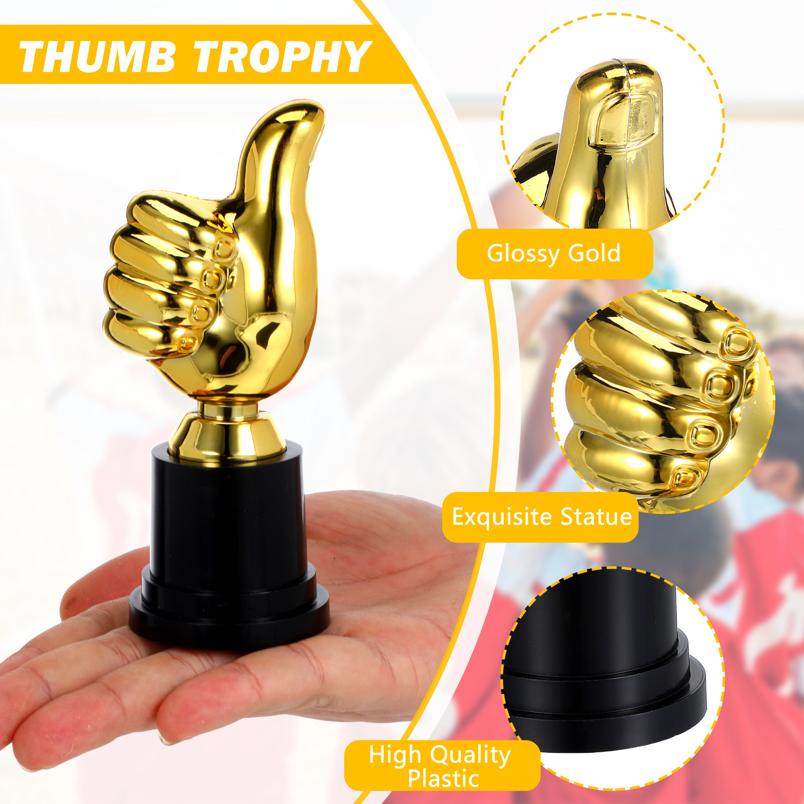 6Pcs Creative Thumb Shaped Awa - Kids Education Motivation ulasan dan harga